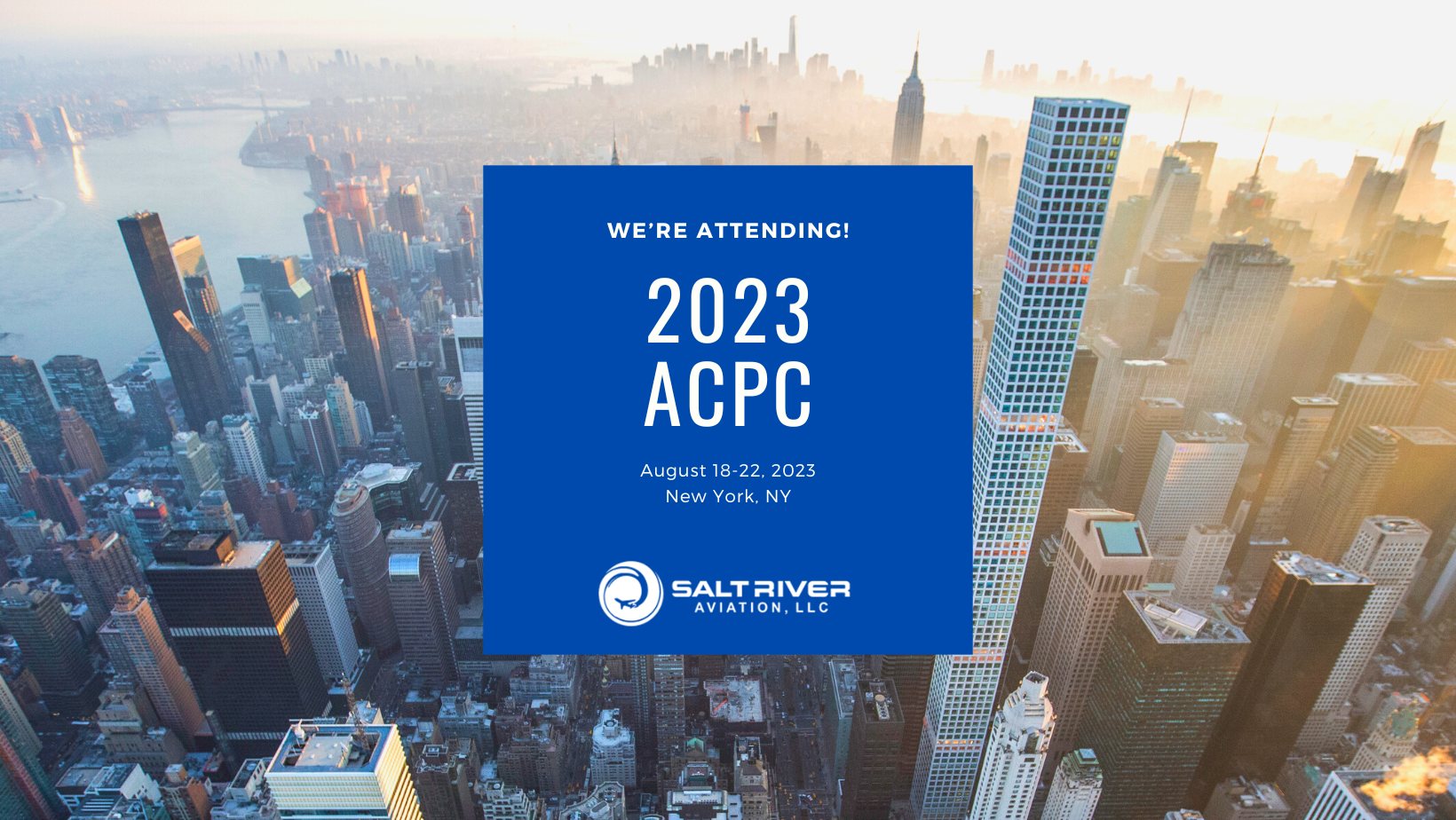 Meet us at ACPC in New York City, NY. August 18-22, 2023!